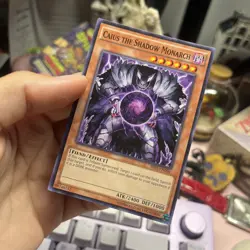 Caius the Shadow Monarch SR01-EN004 Emperor of Darkness 1st Edition - Image 5