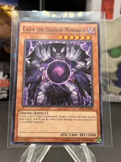 Caius the Shadow Monarch - SR01-EN004 - 1st Edition - YuGiOh - Image 2
