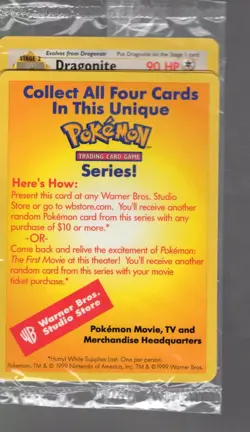 1999 Pokemon First Movie Sealed Promo Lot - Pikachu/Mewtwo/Dragonite/Electabuzz - Image 3