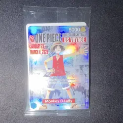 Bandai One Piece CCG Monkey D. Luffy P-055 Promo Foil 5000 Power 2026 - Image 1