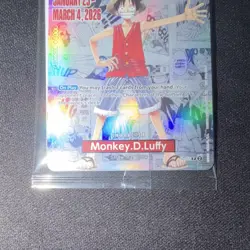 Bandai One Piece CCG Monkey D. Luffy P-055 Promo Foil 5000 Power 2026 - Image 2