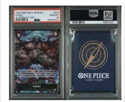 Kaido OP08-079 Two Legends Alternate Art Foil Super Rare PSA 10 One Piece CCG - Image 3
