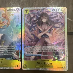 One Piece Nami EB03-053+ Nico Robin EB03-055 SR Heroines Edition EB-03 English - Image 3