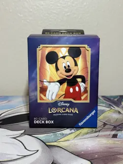 Disney Lorcana Mickey Mouse TCG Deck Box - New In Box - Image 1