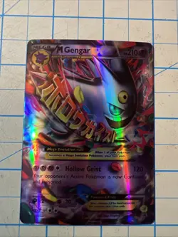 Custom M Gengar Ex Fun Fan Art (Custom Made Card) Pokemon Card - Image 1
