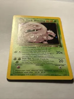 DARK WEEZING 14/82 TEAM ROCKET 2000 Pokemon TCG Holo Foil Rare Card NEAR MINT - Image 4