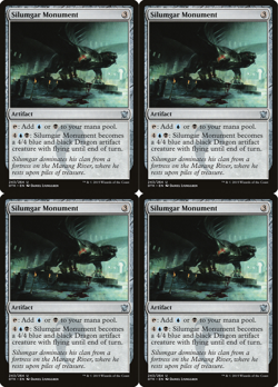4x MTG 2015 SILUMGAR MONUMENT - ARTIFACT UNCOMMON MAGIC CARD x4 copies - Image 1