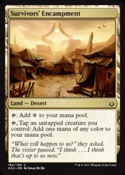 Survivors' Encampment -Foil Medium Play MTG Hour of Devastation - Image 1
