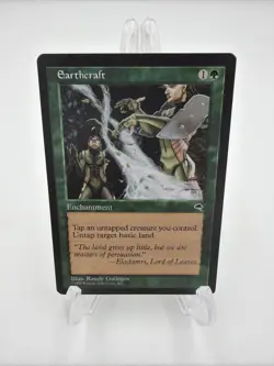 MTG Earthcraft Tempest NM Regular Rare Magic The Gathering Card - Image 1