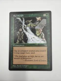 MTG Earthcraft Tempest NM Regular Rare Magic The Gathering Card - Image 2