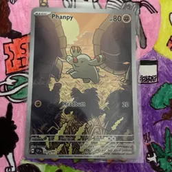 Phanpy - 205/191 205/191 Pokemon Illustration Rare SV08: Surging Sparks Card NM - Image 1