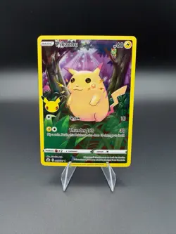 Pokemon Pikachu 005/025 25th Anniversary Full Art Card LP Condition - Image 1