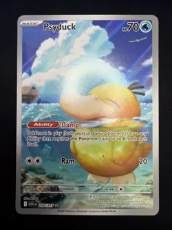 Psyduck 226/217 Illustration Rare Ascended Heroes Pokemon Card TCG NM Fresh Pull - Image 1