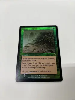 Magic the Gathering HARROW #186/350 Invasion Green FOIL MTG - Image 1