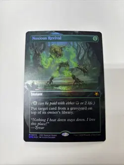 MTG Magic the Gathering FOIL Noxious Revival Borderless SPG! - Image 1
