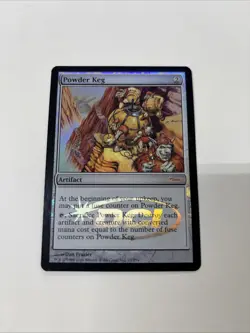 MTG FOIL DCI Promo Powder Keg Magic The Gathering - Image 1