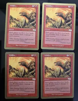4x Wildfire MTG World Championship Decks 1999 LP - Image 1