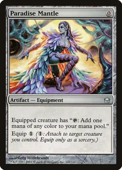 Paradise Mantle [5DN - 142] - MP [Foil] TCG MTG - Image 1
