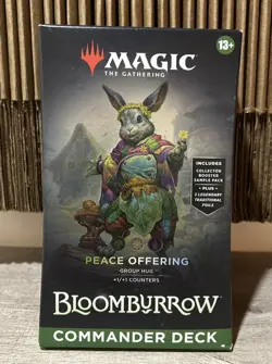 MTG Bloomburrow Commander Deck – Peace Offering – Magic The Gathering Sealed - Image 1