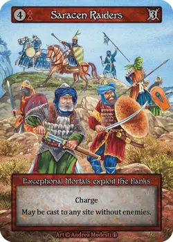 Sorcery Contested Realm 3x (THREE) - Saracen Raiders - Arthurian Legends (ART) - Image 1