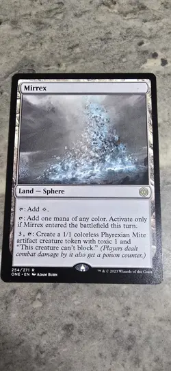 Mirrex Phyrexia: All Will Be One Regular Land Sphere Rare MTG - Image 1