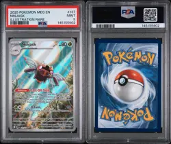 Pokemon Ninjask Illustration Rare Holo PSA 9 Me01 Mega Evolution 2025 EN - Image 3