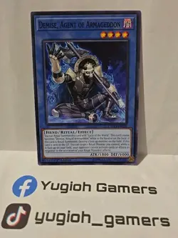 YUGIOH DEMISE AGENT OF ARMAGEDDON COMMON CYHO 1ST EDITION LIGHT PLAYED - Image 1