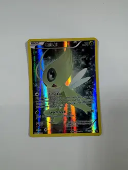 Pokemon Celebi XY111 XY Mythical Collection Full Art Holo Black Star Promo LP - Image 1