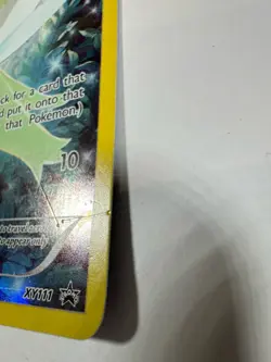 Pokemon Celebi XY111 XY Mythical Collection Full Art Holo Black Star Promo LP - Image 4