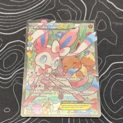 Pokemon Sylveon EX Full Art Ultra Rare Holo RC32/RC32 Generations Card - Image 1