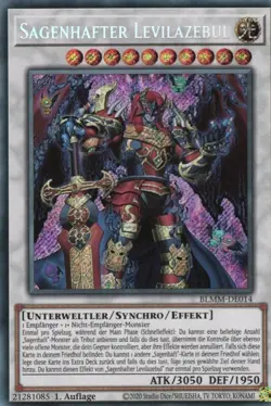 yugioh Sagenhafter Levilazebul BLMM-DE014 SECRET RARE 1AUFLAGE DEUTSCH - Image 1