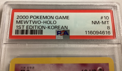Pokemon 1st Edition Korean MEWTWO Holo PSA 8 (4616) Graded Power - Image 2