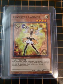 Trickstar Candina SP18-EN020 Star Rare 1st Ed. YuGiOh! TCG NM With Top Loader - Image 1