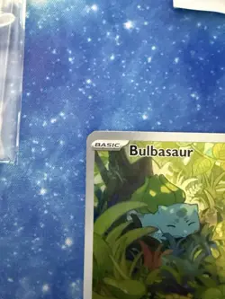 Pokemon Bulbasaur 166/165 Illustration Rare Full Art Holo Scarlet & Violet 151 - Image 2