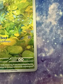 Pokemon Bulbasaur 166/165 Illustration Rare Full Art Holo Scarlet & Violet 151 - Image 4