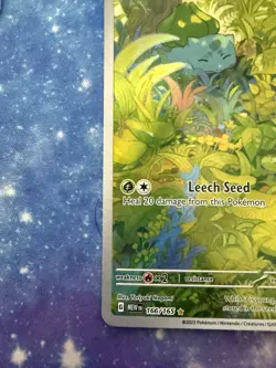 Pokemon Bulbasaur 166/165 Illustration Rare Full Art Holo Scarlet & Violet 151 - Image 5