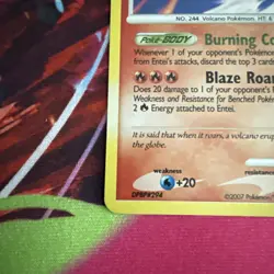 Pokemon Entei 4/132 Cracked Ice Holo Secret Wonders - Image 2