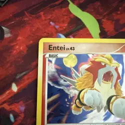 Pokemon Entei 4/132 Cracked Ice Holo Secret Wonders - Image 5