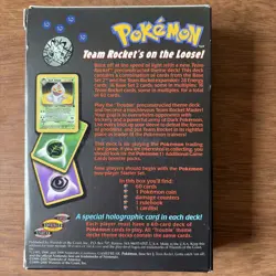 Pokemon Trouble Theme Deck Vintage Team Rocket 1999 Complete SET - Image 3