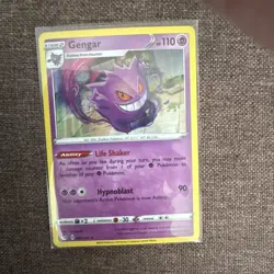Pokemon Gengar Rare Holo Sword & Shield 085/202 Life Shaker 110 HP - Image 1