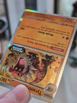 Pokemon TCG Tyrantrum - 066 [Staff] 066 Me: Mega Evolution Promo Holo NM - Image 3