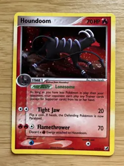 Pokemon TCG HOUNDOOM 7/115 HoloFoil/Holo . EX Unseen Forces. NM/M. Free Ship’in - Image 1