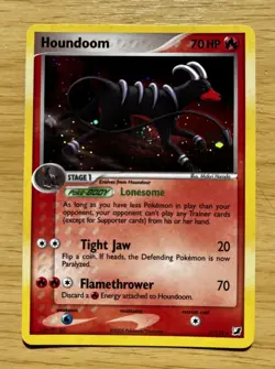 Pokemon TCG HOUNDOOM 7/115 HoloFoil/Holo . EX Unseen Forces. NM/M. Free Ship’in - Image 3