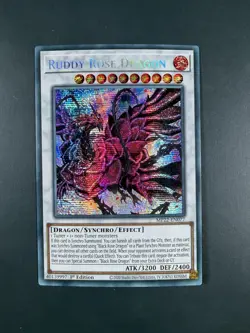 Yugioh - Ruddy Rose Dragon - Secret - MP22 - 1st - Image 1