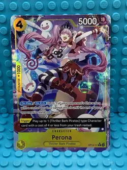 One Piece Perona OP14-111 Alternate Art The Azure Sea’s Seven - Image 1