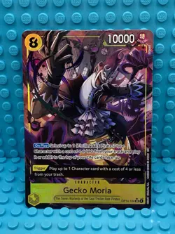 One Piece Gecko Moria OP14-104 Alternate Art The Azure Sea’s Seven - Image 1