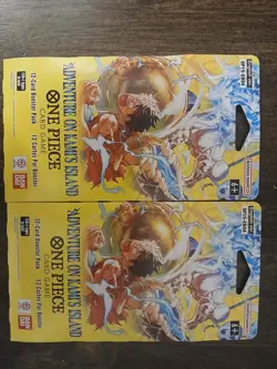 2 One Piece TCG OP-15 Adventure on Kami's Island Sleeved Booster Pack English - Image 1