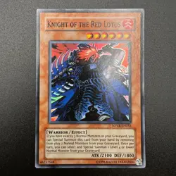 YuGiOh Knight of the Red Lotus SOVR-EN032 Super Rare Unlimited NM - Image 1