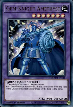 Gem-Knight Amethyst - Ultra Rare 1st Edition BLMM-EN141 - NM - YuGiOh - Image 1