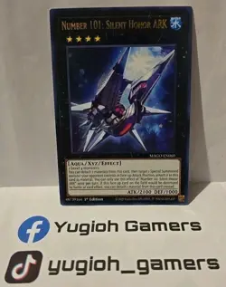 YUGIOH NUMBER 101 SILENT HONOR ARK RARE MAGO LIGHT PLAYED 1ST EDITION - Image 1